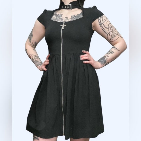 Killstar Dresses & Skirts - COPY - Killstar - *DEADSTOCK* Lucinda Zippered Dress